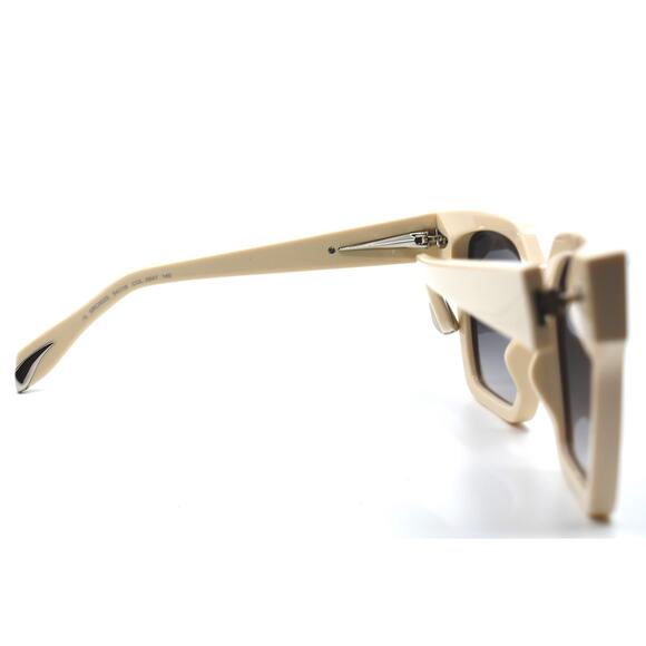 NEW ROBERTO CAVALLI SRC002S 09X7 IVORY GREY GRADIENT AUTHENTIC SUNGLASSES - Picture 10 of 12